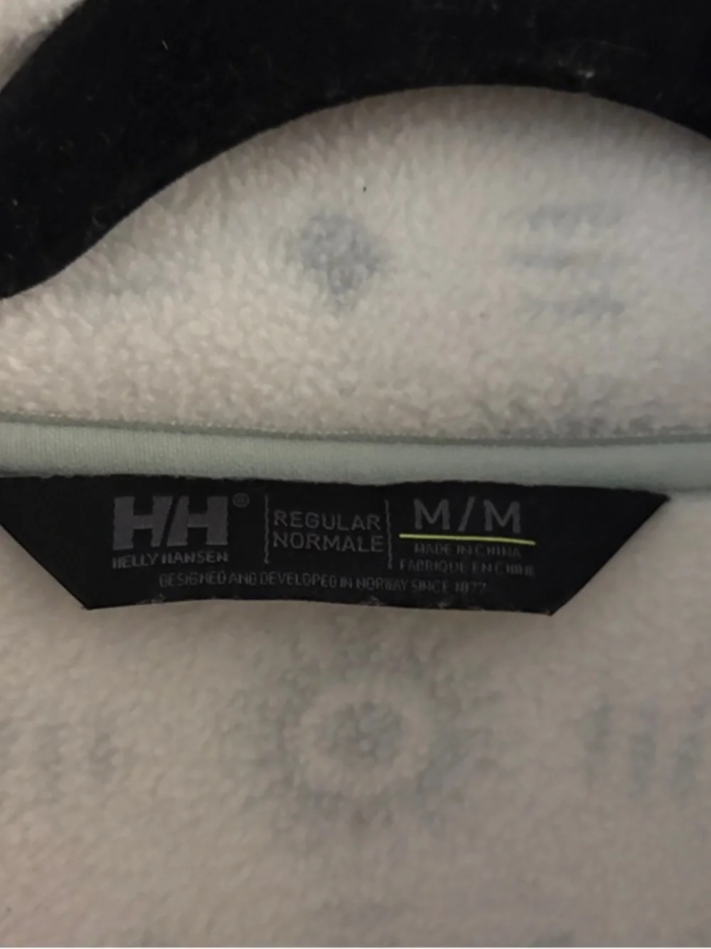 Helly Hansen Light Blue, Patterned Fleece Pullover